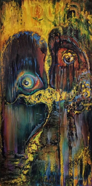 "Mystical Gaze - Visionary Art"