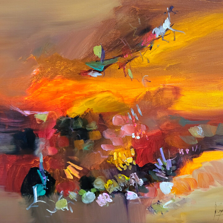 绘画,  15.8x15.8 in 
