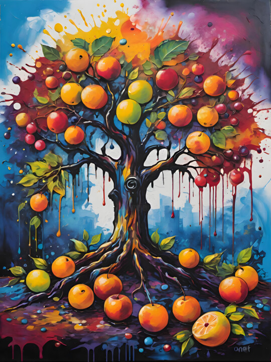 Magic apple tree 数字艺术