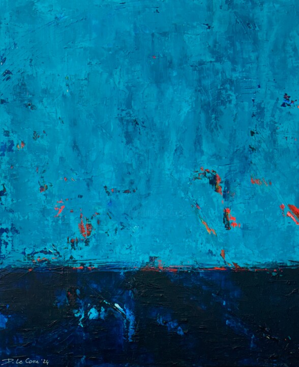 Peinture intitulée "Sea Chronicles 10" par Delphine Le Corre, Œuvre d'art originale, Acrylique Monté sur Châssis en bois