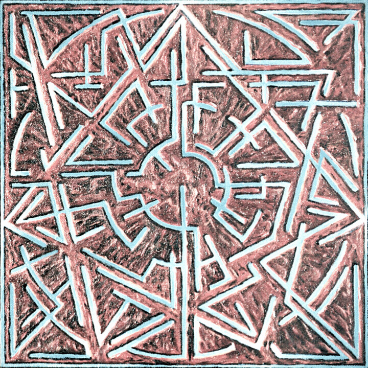 Гептаграмма 绘画, 39.4x39.4 in