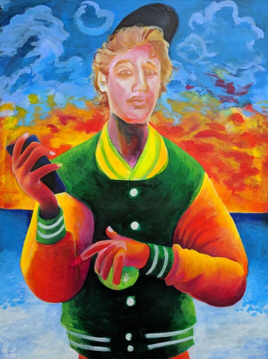 Lost Bro (3) 绘画, 40x30 in