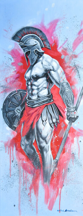 Gladiator 1 绘画, 35.8x13.8 in