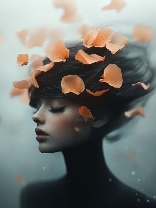 Surreal Woman Portrait 3 数字艺术
