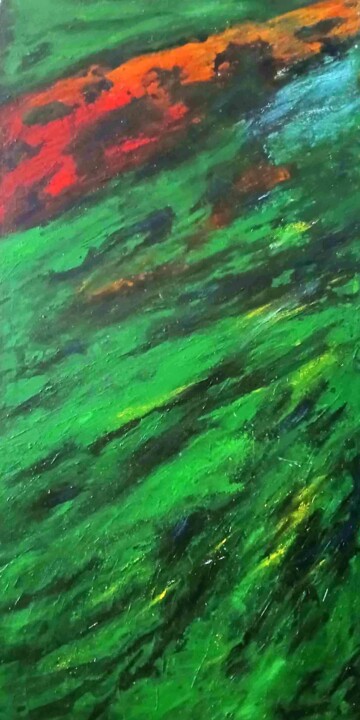 绘画,  37.8x19.7 in 