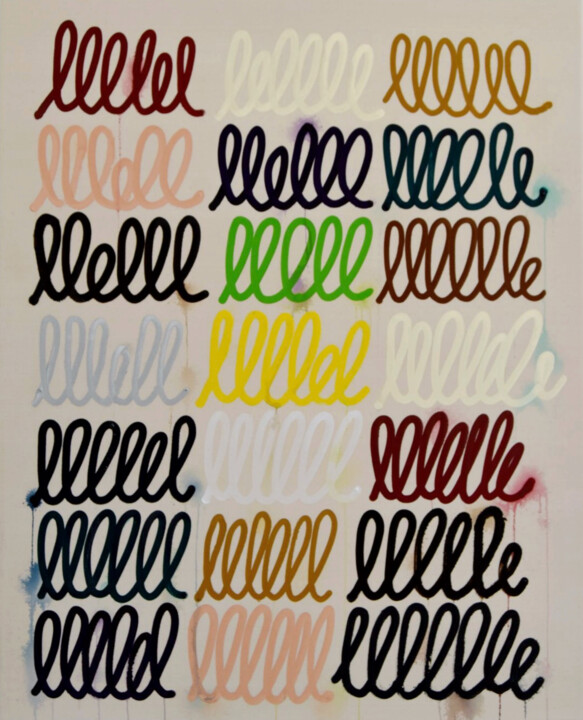 Script #5 绘画, 39.4x31.5 in