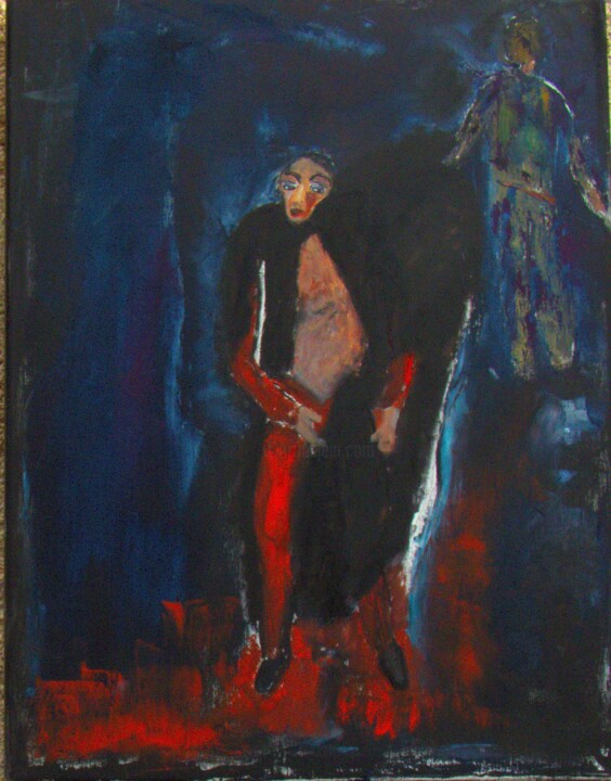Tartufe ( Rimbaud) non IA 绘画, 25.6x19.7 in