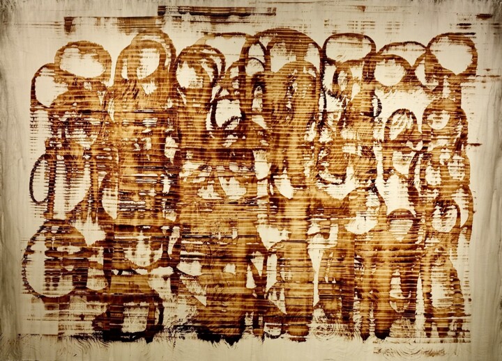 The missing 4 绘画, 29.5x41.3 in