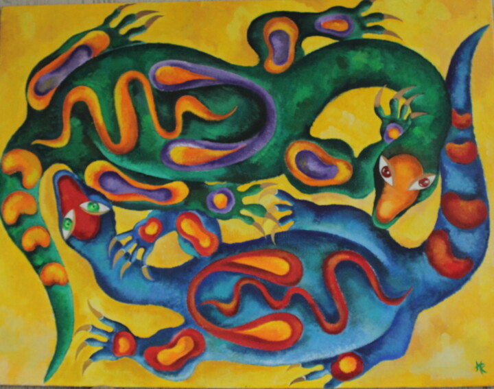 Танец Саламандры Tablo, 24,8x32,7 in