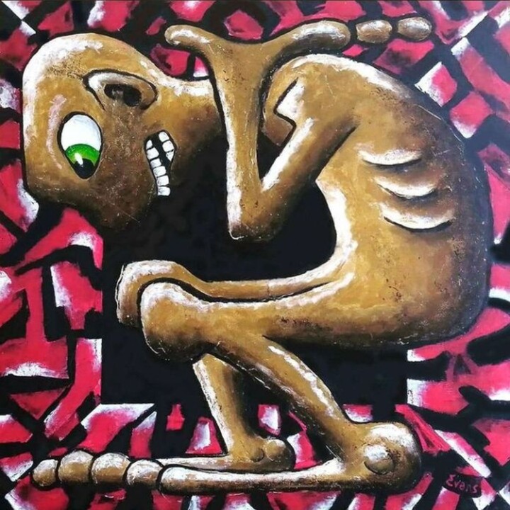 绘画,  19.7x19.7 in 