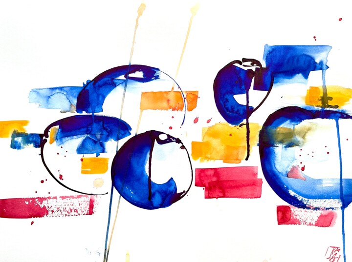 Äpfel - Zeit XX 绘画, 16.5x22.1 in