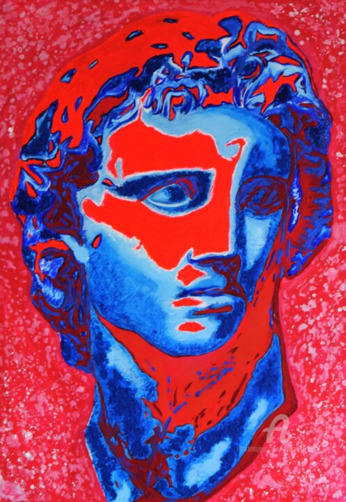Alexander the Great in vitro Картина, 39,4x27,6 in