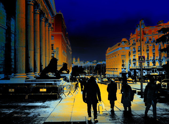 Las Cortes Madrid 数字艺术