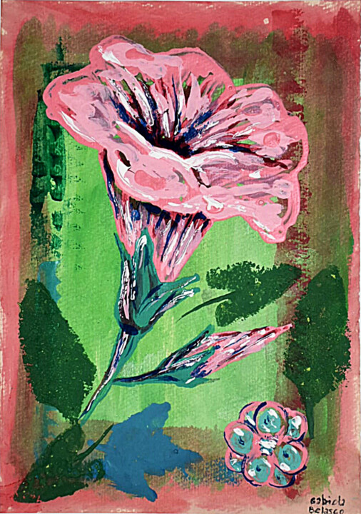 Flowers 018 绘画, 11.7x8.3 in