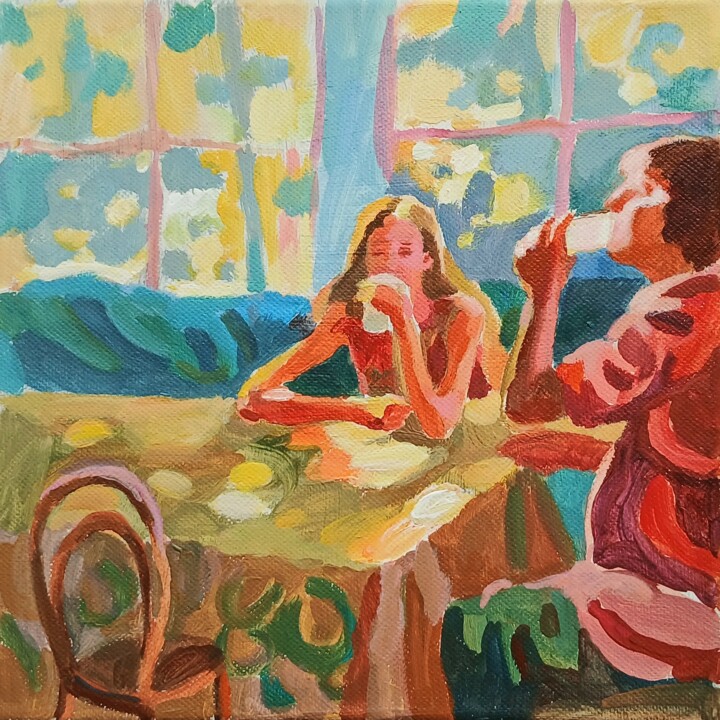 Schilderij,  7,9x7,9 in 