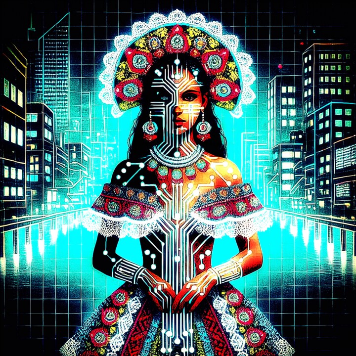 CyberBaiana : L’Âme Ancestrale Bresilienne Digitale ART 数字艺术