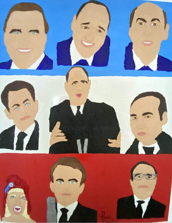 Painting titled "Temps suspendu pour…" by Coco Sicart, Original Artwork, Oil