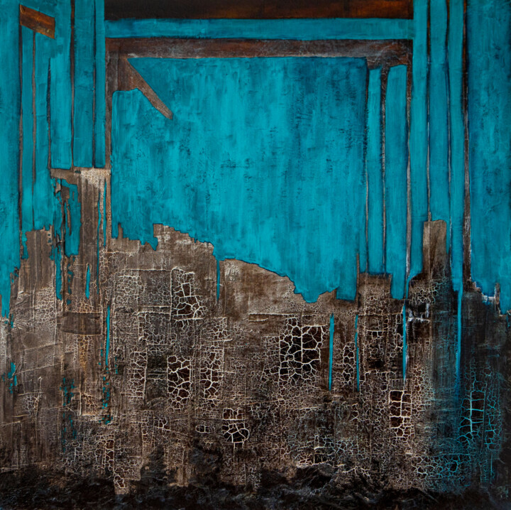 RUINES CONTEMPORAINES 绘画, 47.2x47.2 in