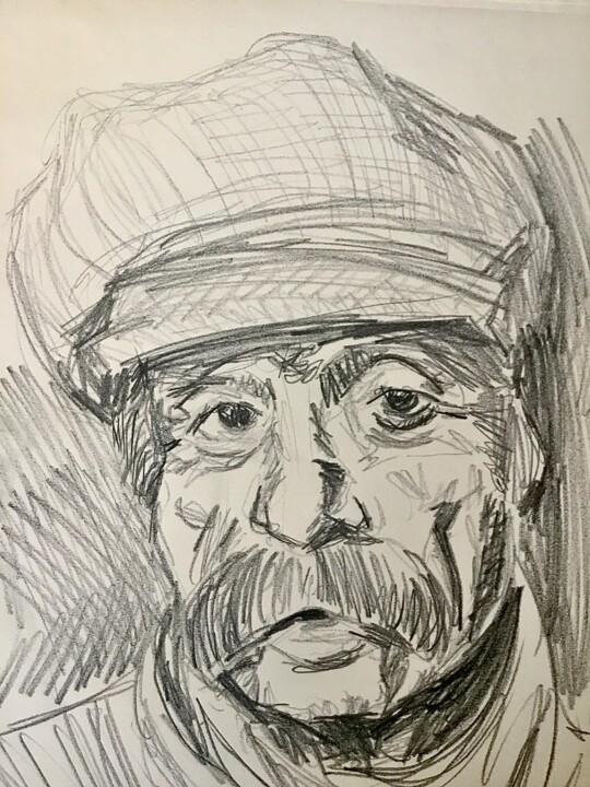 Portrait of a man 2 图画, 16.5x11.7 in
