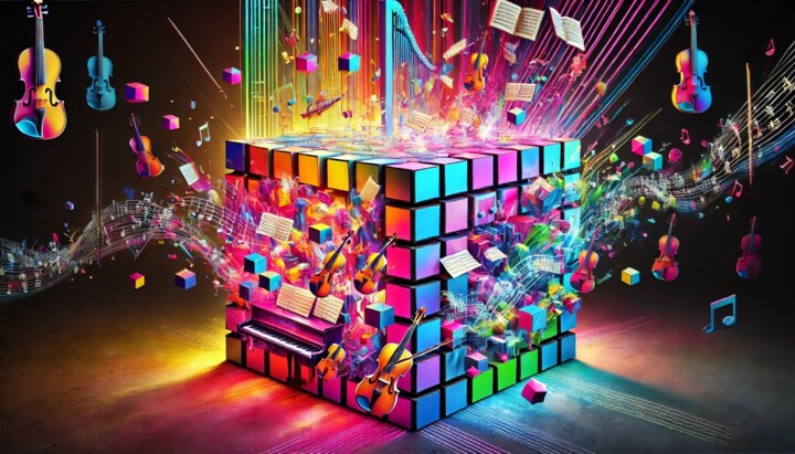 "Cubical Rhapsody" 数字艺术