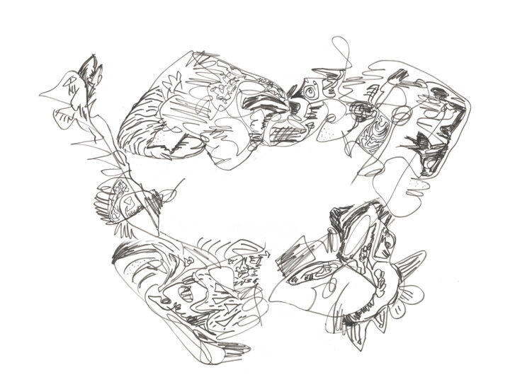 Pangée 12 印花与版画, 8.3x11.7 in
