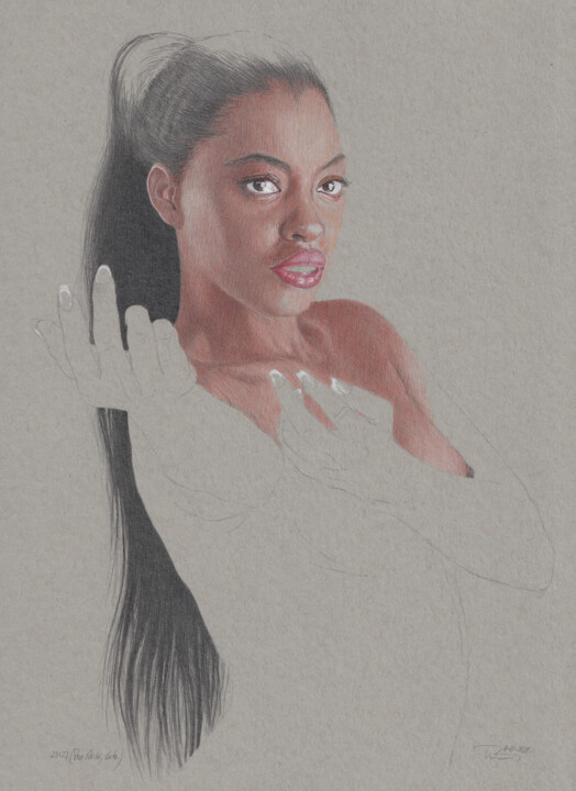 "Pose Nr.41 (23:27)" 图画, 11.9x8.6 in