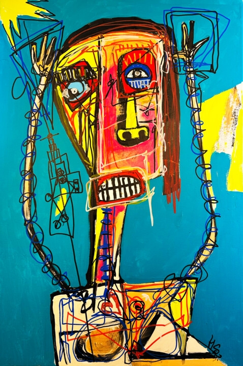 Hot Flash 绘画, 36x24 in