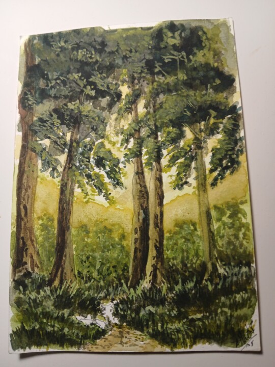 Bosques Painting, 8.3x5.9 in