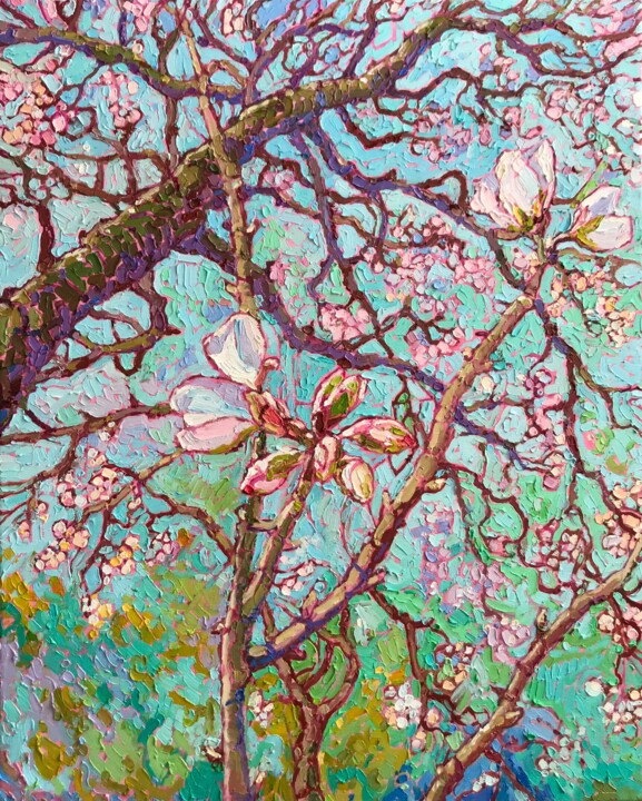 Painting titled "Gentle Temptation" by Natalia Bessmertnova, Original Artwork, Oil