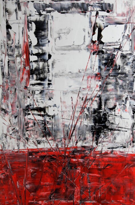 Ζωγραφική με τίτλο "abstraction 102" από Alessandro Butera, Αυθεντικά έργα τέχνης, Ακρυλικό
