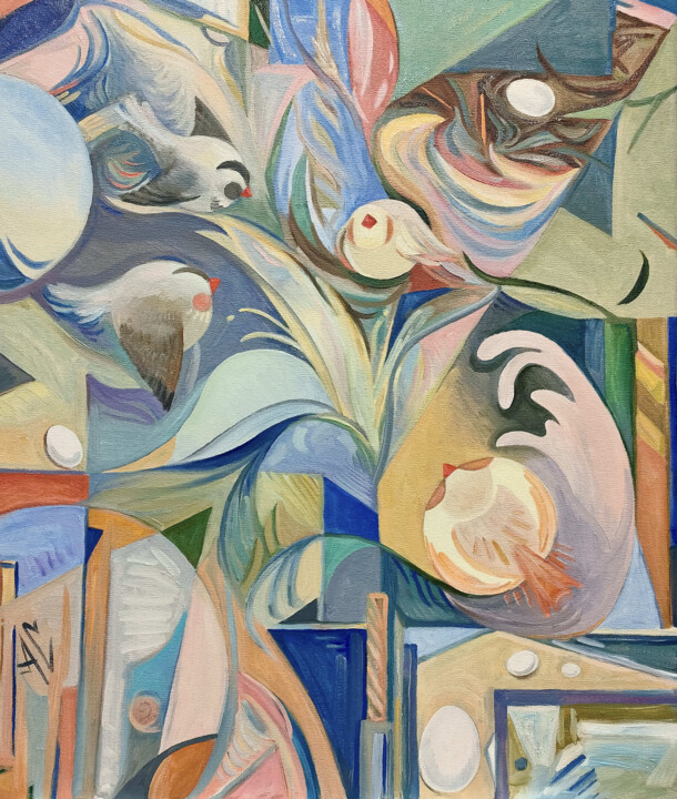 绘画,  27.6x23.6 in 
