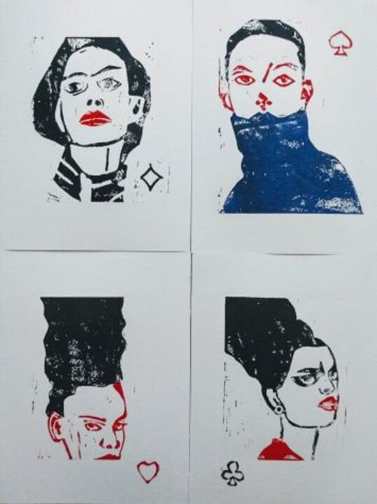 Drôles de D(r)ames Printmaking, 25.2x18.9 in