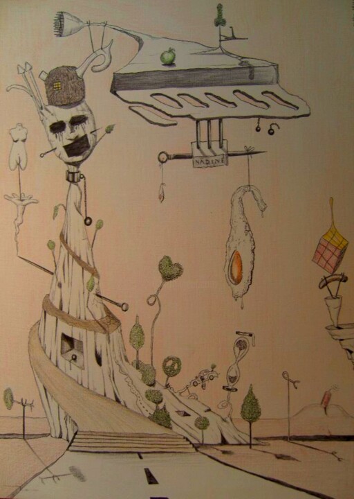 Studies for future potential masterpieces - 44 Desenho, 11,8x8,3 in