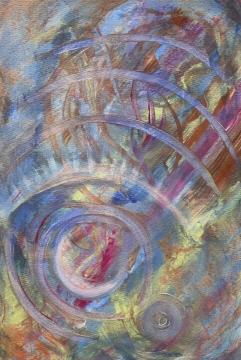 Filling with energy from the earth 图画, 15.4x10.6 in