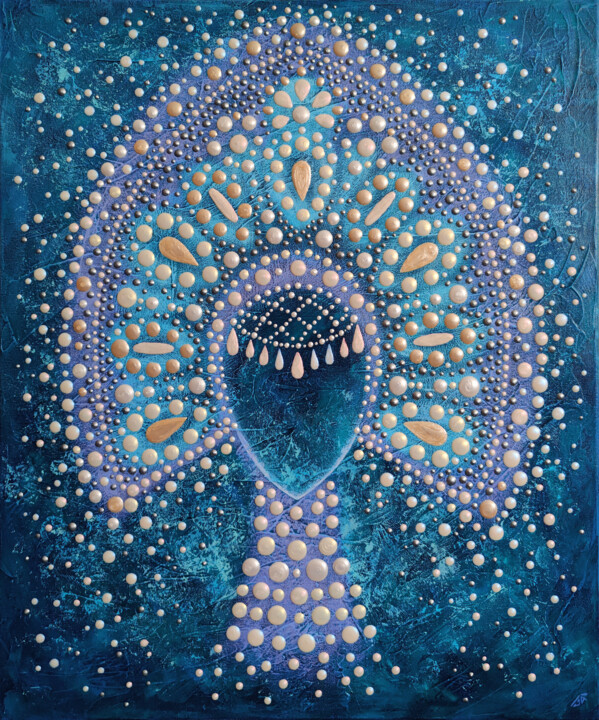 Pearl Kokoshnik 绘画, 23.6x19.7 in
