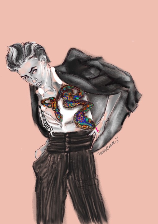Snake in me Arte digitale