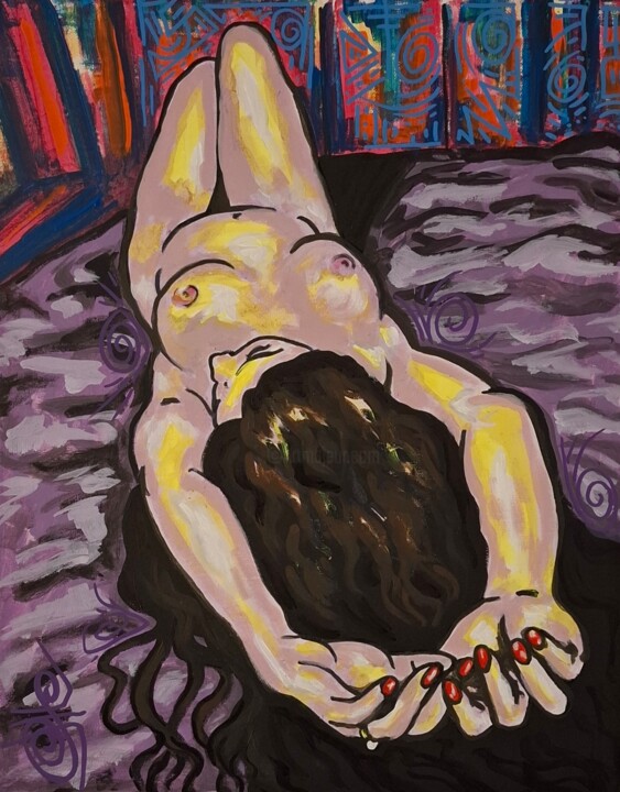DÉSIR 绘画, 19.7x15.8 in