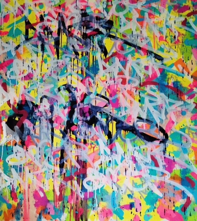 绘画,  43.5x39.6 in 