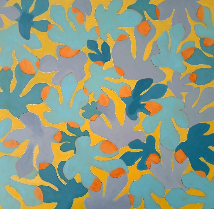 figuiers 3 绘画, 26.4x27.6 in