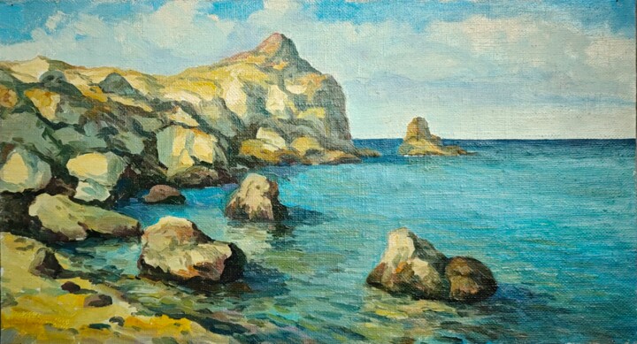Schilderij,  13x21,7 in 