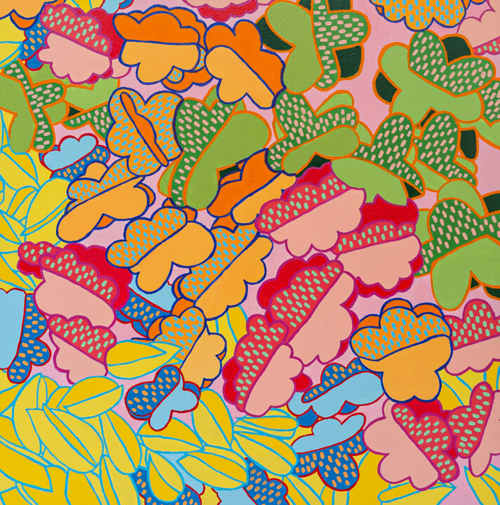 enchanted garden #1 Tablo, 23,6x23,6 in
