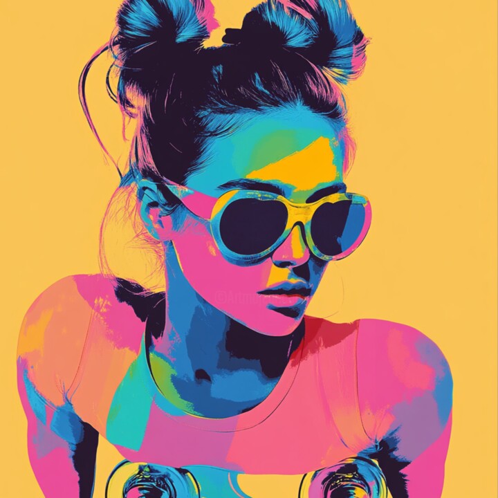 POP BEAUTY 绘画, 19.7x19.7 in