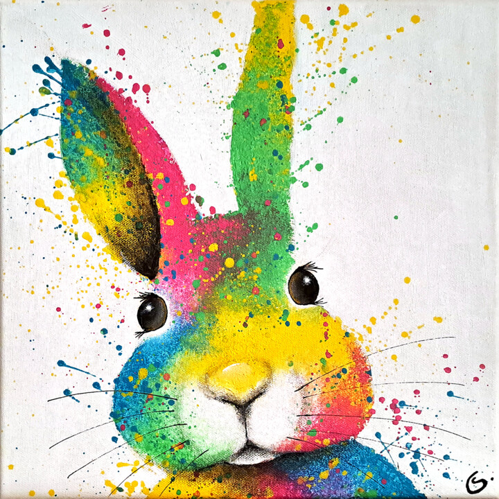 Peinture intitulée "L'instinct de l'abo…" par Sylvie Clain, Œuvre d'art originale, Acrylique Monté sur Châssis en bois