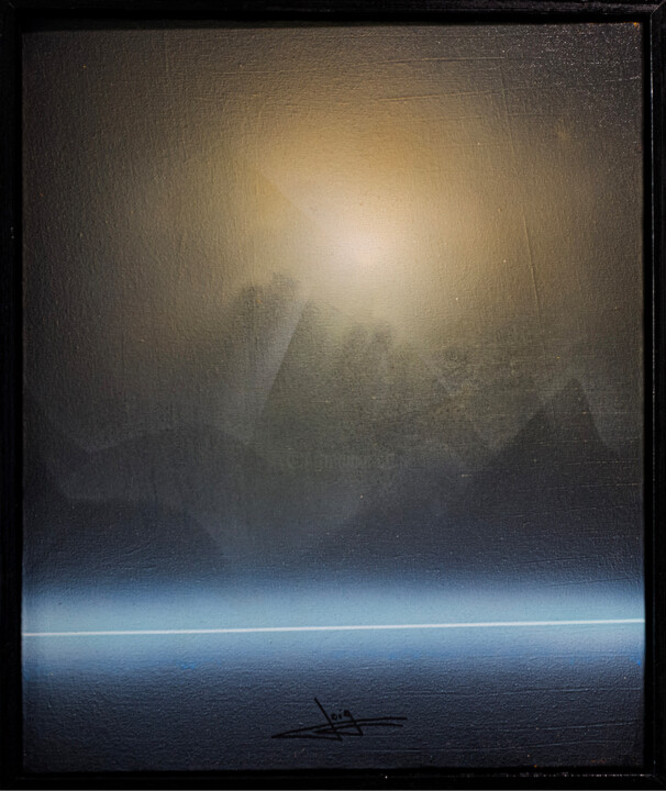 DH antic lights 绘画, 19.3x15.8 in
