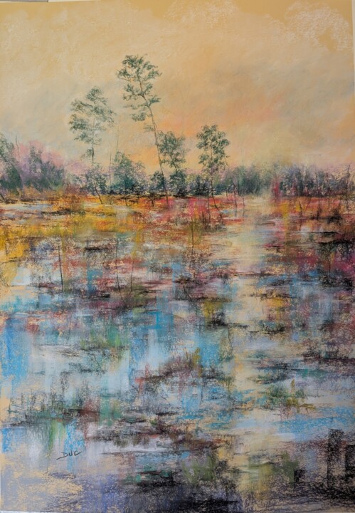 La lagune de cazalis 绘画, 274.4x195.7 in