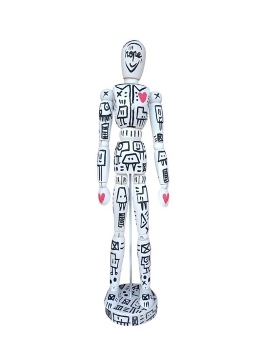 Mannequin Mr.Hope 雕塑, 11.8x2.8 in