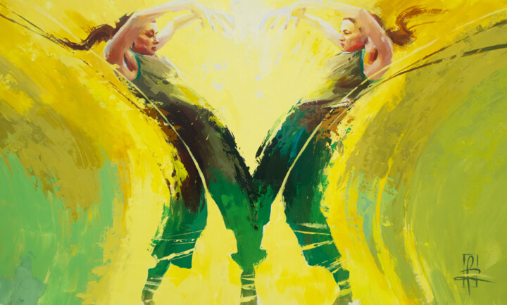 Schilderij getiteld ""MMMotion"" door Fabia Zobel, Origineel Kunstwerk, Acryl
