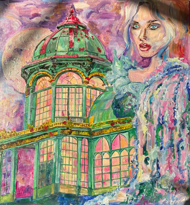 Дом номер 9 绘画, 23.6x23.6 in