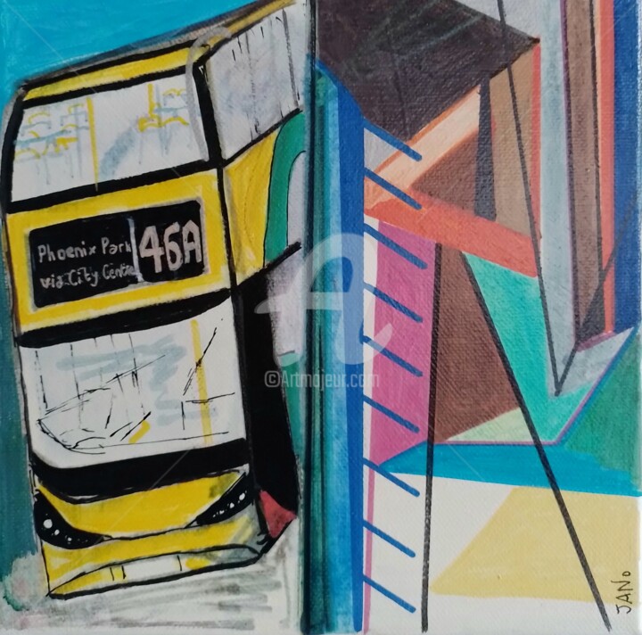 绘画,  7.9x7.9 in 