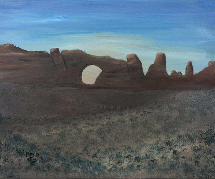 South Window Arch Peinture, 20x24 in